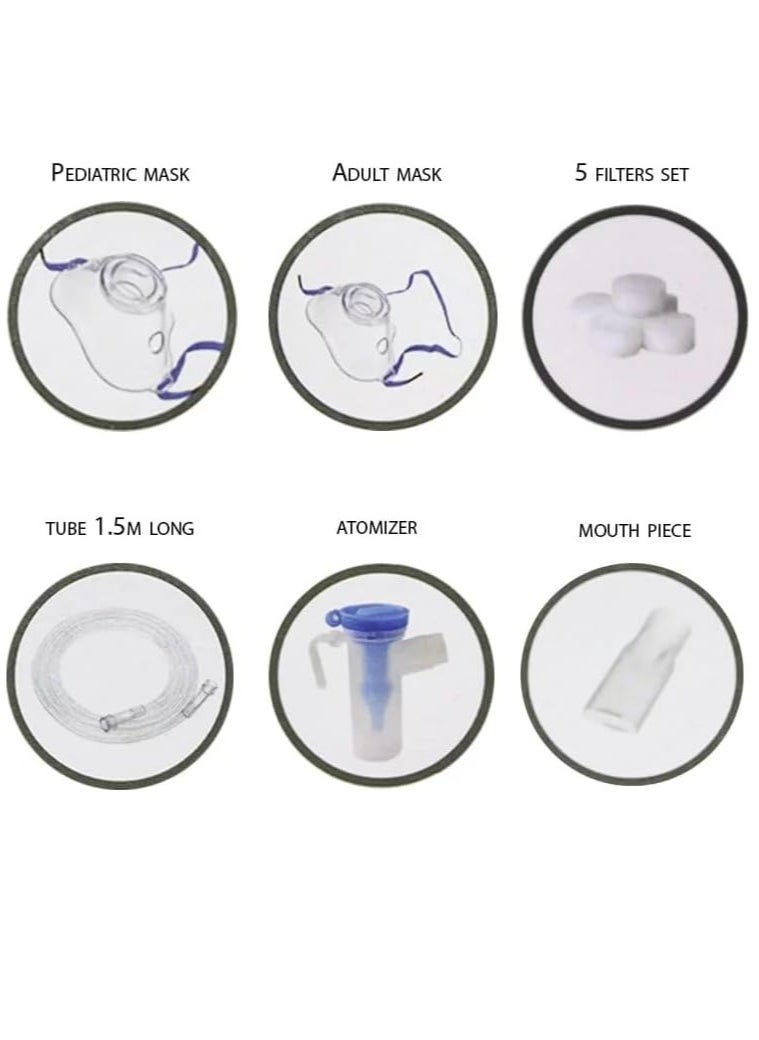 Pedo - Beidou Comfort Steam Inhaler with Compressor, Pure Steam Respiratory Therapy - Image 1