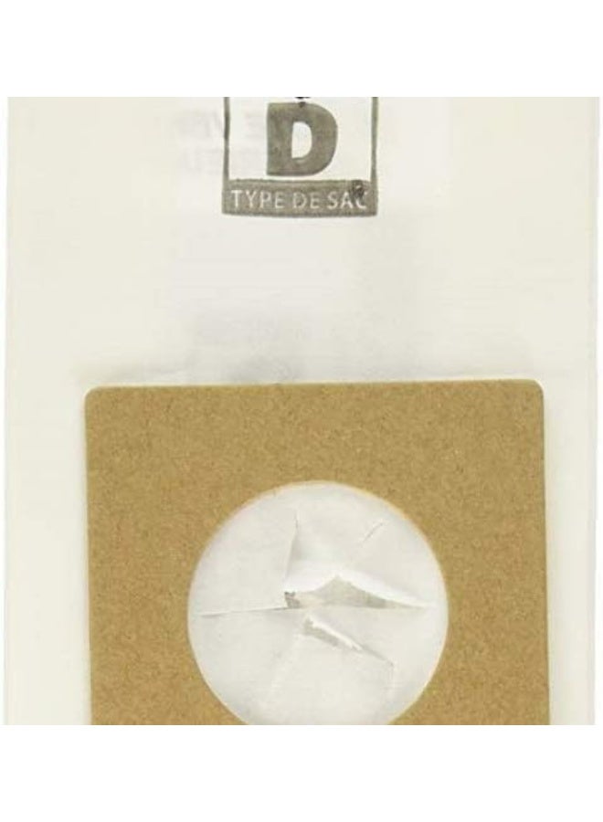 Dirt Devil Vacuum Cleaner Bags for Upright Vacs, Pack of 3, White, Type D, Part # 3670147001, Dirt Devil Vacuum Bags Refill - Image 2