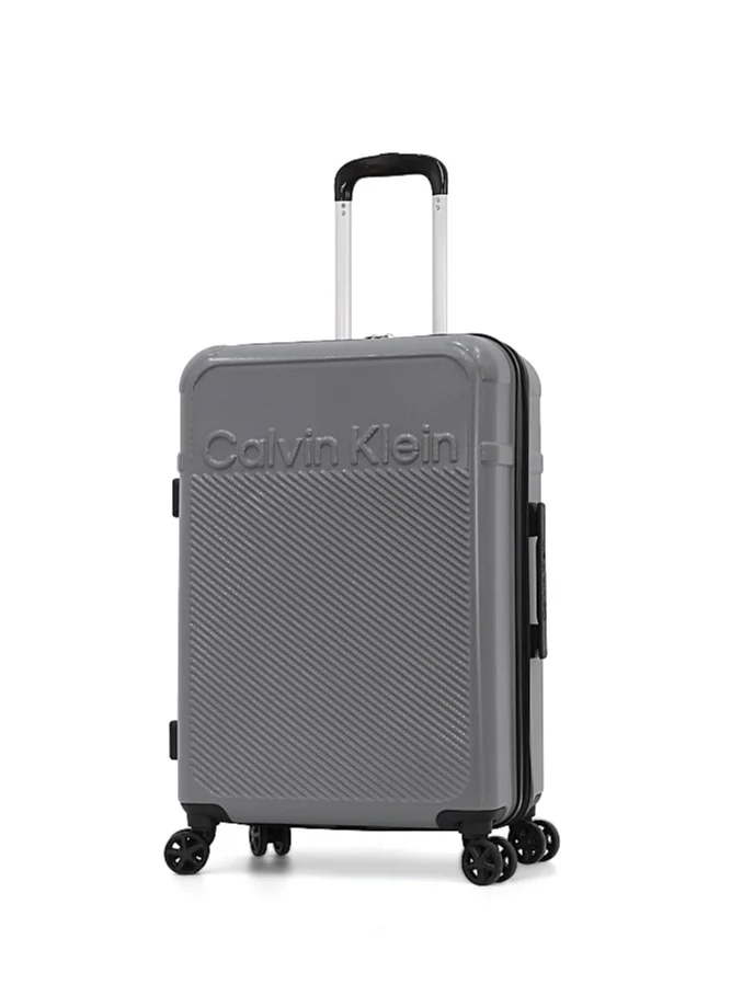 كالفن كلاين طقم حقائب سفر كالفن كلاين ثلاث قطع صلبة بعجلات دوارة وقفل  قابلة للتوسيع للسفر