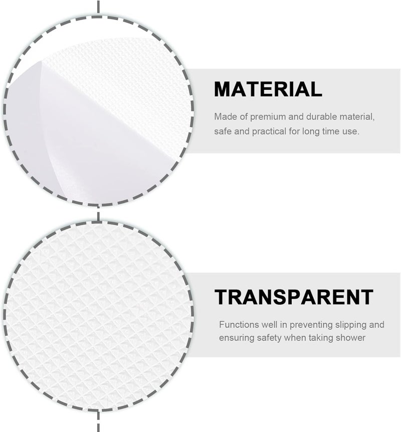 klarako 1 Set Bathroom Non-Slip Stickers Non Skid Tape Clear Sticker Clear Duct Tape Bathtub Sticker with Scraper Floor Stickers Pools Floor Anti Slip Sticker Non-Slip Sticker Scraper - Image 5