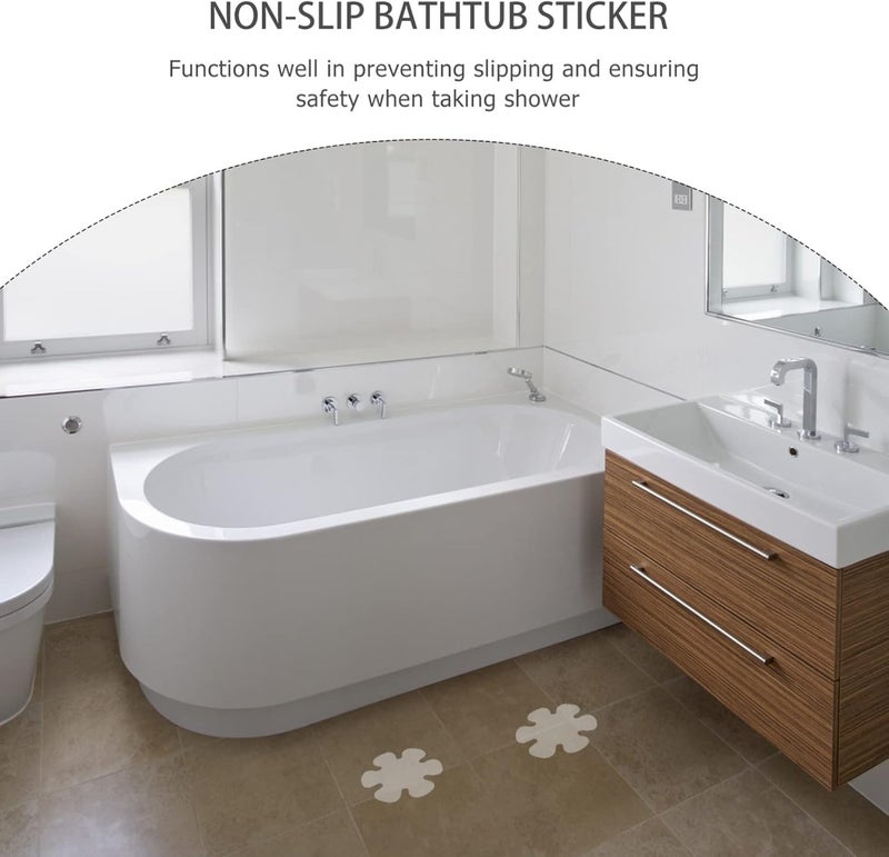 klarako 1 Set Bathroom Non-Slip Stickers Non Skid Tape Clear Sticker Clear Duct Tape Bathtub Sticker with Scraper Floor Stickers Pools Floor Anti Slip Sticker Non-Slip Sticker Scraper - Image 4