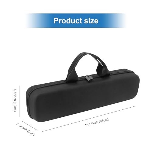 Buwico Hard Travel Case for Dyson Airstrait Straightener, Portable Storage Bag for Dyson Airstrait Straightener (Only Case, Black) (Black) - Image 3