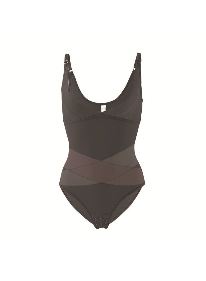 KUYING New Comfortable Skin Friendly Breathable Shaping Waist Cinching Jumpsuit Set Of 2  - Image 3