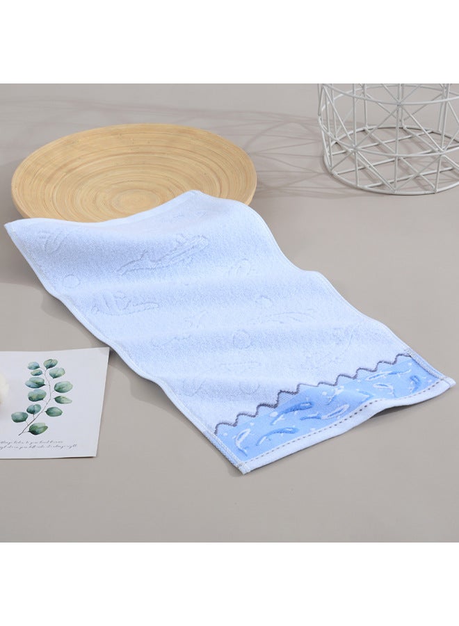 Pure Cotton Children's Towel, Children's Towel, Baby Face Wash Towel, Supermarket Small Square Towel, Soft Absorbent Saliva Towel