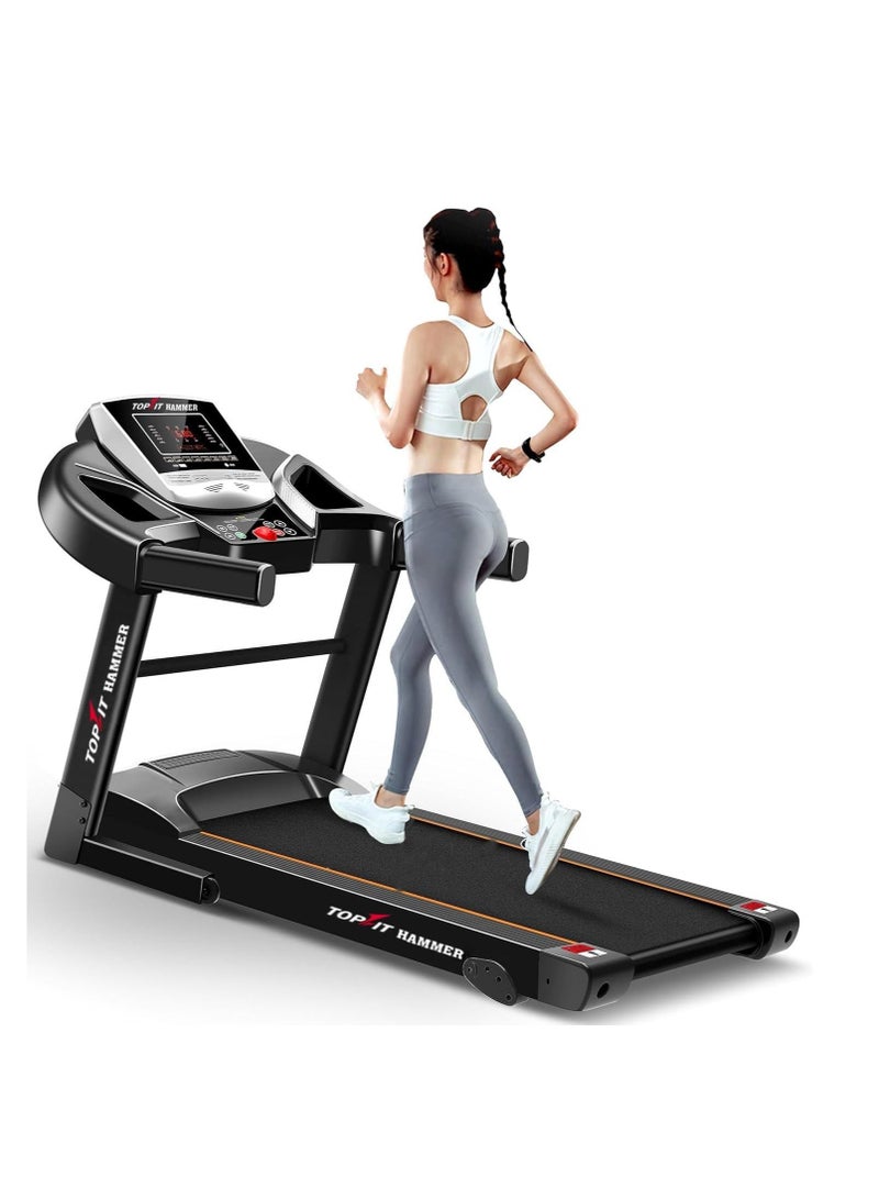 جهاز المشي القابل للطي Top Fit MT-333 بقوة 2.25 حصان - تصميم صغير الحجم، تخزين سهل، تمارين منزلية - Image 1