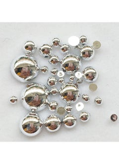 3000Pcs 7 Sizes (2.5/3/4/5/6/8/10Mm) 1 Box Silver Round Flatback Imitation Half Pearls Bead Loose Beads Gem (Silver Half Ball) - pzsku/ZB33EB038054AF9DC22F7Z/45/_/1724479253/cca2d977-7624-4561-97a8-759f2103eac1