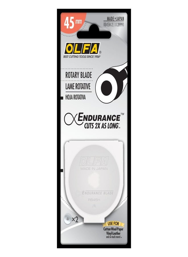 OLFA Endurance Rotary Blade 45mm 2/Pkg - Image 2