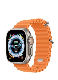 Generic Ocean Band For Apple Watch Band 49mm 45mm 44mm 42mm Men Women, Soft Silicone Sport Band Replacement Strap for Apple Watch Ultra2/Ultra iWatch Series SE 9 8 7 6 5 4 3 2 1  - Image 1