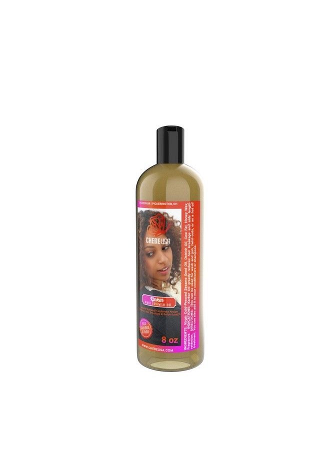Uhuru Naturals - Karkar Hair Growth Oil (8Oz) - All-Natural Intensive Moisturizing Oil Contains Nutrients That Promote Hair Growth Reduces Dryness Moisturizes And Strengthens Hair Available In 4 Sizes - Image 1