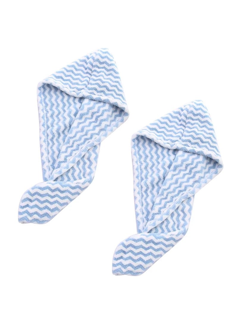 SUNDAY SUNDAY Microfiber Hair Towel Wrap for WomenAdjustable Hair Drying Turban with Button Anti Frizz Super Absorbent Quick Dry Hair Towels for Long Thick Short Hair Hair Towel Wrap 1  - Image 1