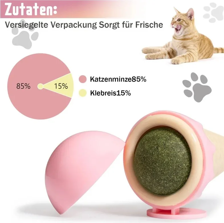 PETKIT Ice Cream Shaped Valerian Mint