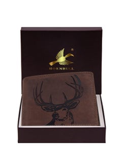 HORNBULL HORNBULL Eddie Leather Wallet for Men | Wallets Men with RFID Blocking | Mens Wallet (Brown1)  - Image 2