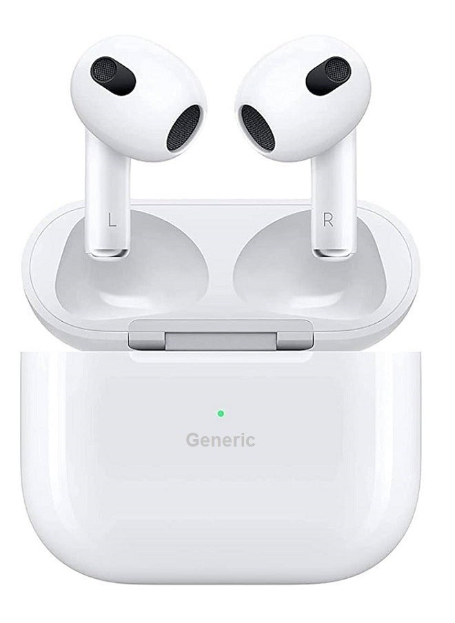 Generic - Air Pods (3rd generation) With Lightning Charging Case - White - Image 1