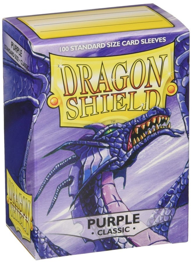 Fantasy Flight Games - Dragon Shield Art10009 Classic Standard Size Sleeves 100Pkpurple - Image 1