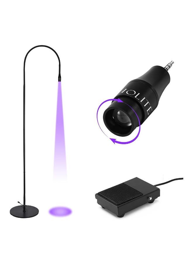 IOLITE Uv Lash Lamp  Professional Uv/Led Lash Curing Lamp Cordless Rechargeable Uv Light For Eyelash Extensions Fast Glue Drying  Safe Application For Lash Artists  Salons Iuvllb  - Image 1
