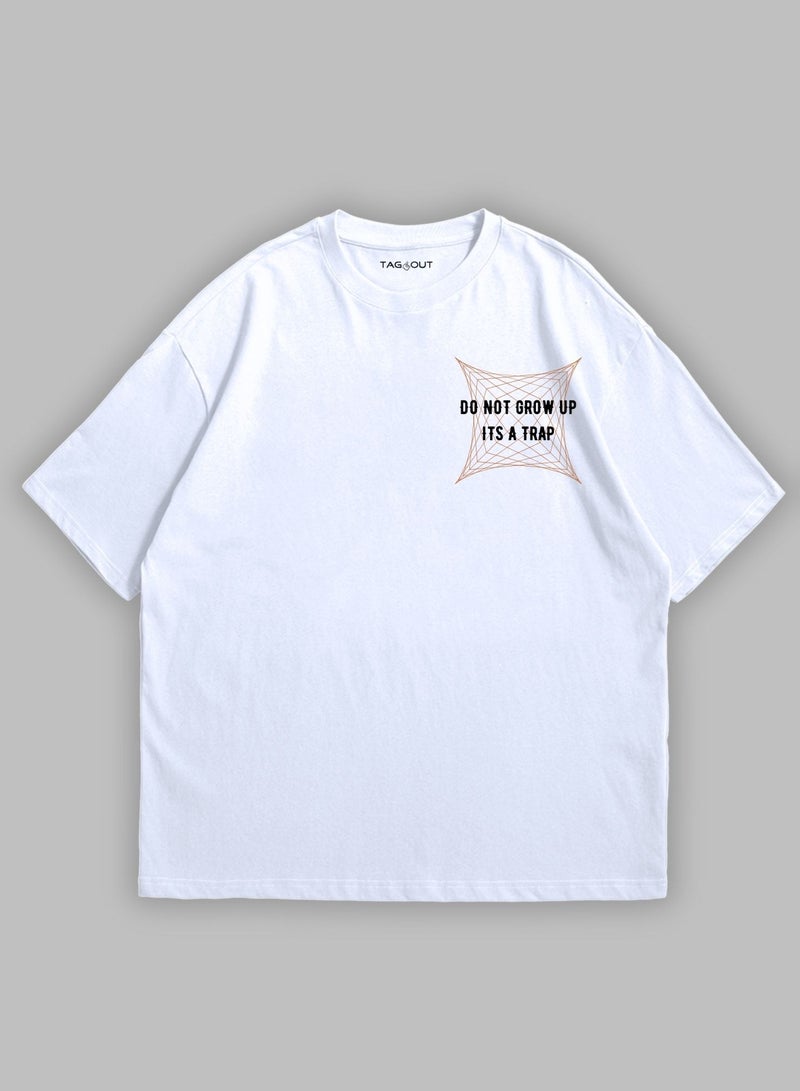 TAG OUT Unisex Summer Oversized Loose T-shirt Drop Shoulder Boxy Fit  - Image 2