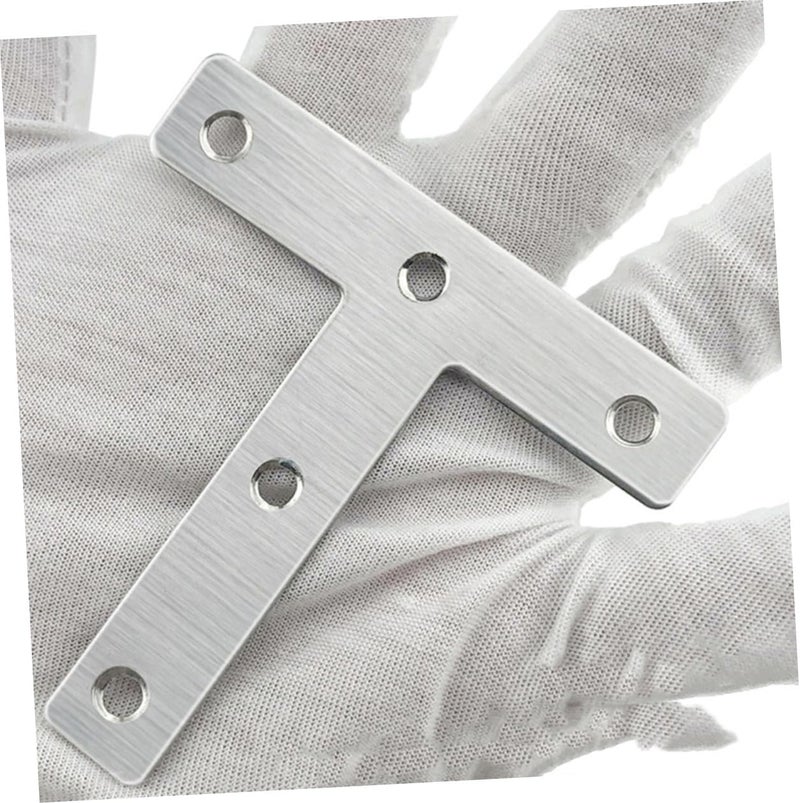 VOSAREA 20pcs Shape Mending Plate Joining Bracket Flat Mending Brackets for Light Fixture Mounting - Image 5