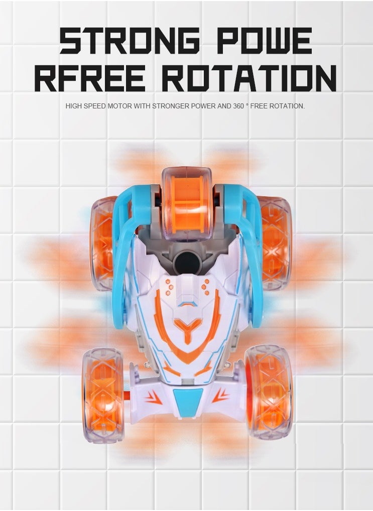 LIXADA - High-Speed Remote Controlled Car, RC Car Kids: 360° Rotation, Light, Flip Special Effect, Spray Mist, Music, 2.4 GHz Drift Stunt RC Car Offroad for Children, Gift Children School Boy - Image 1
