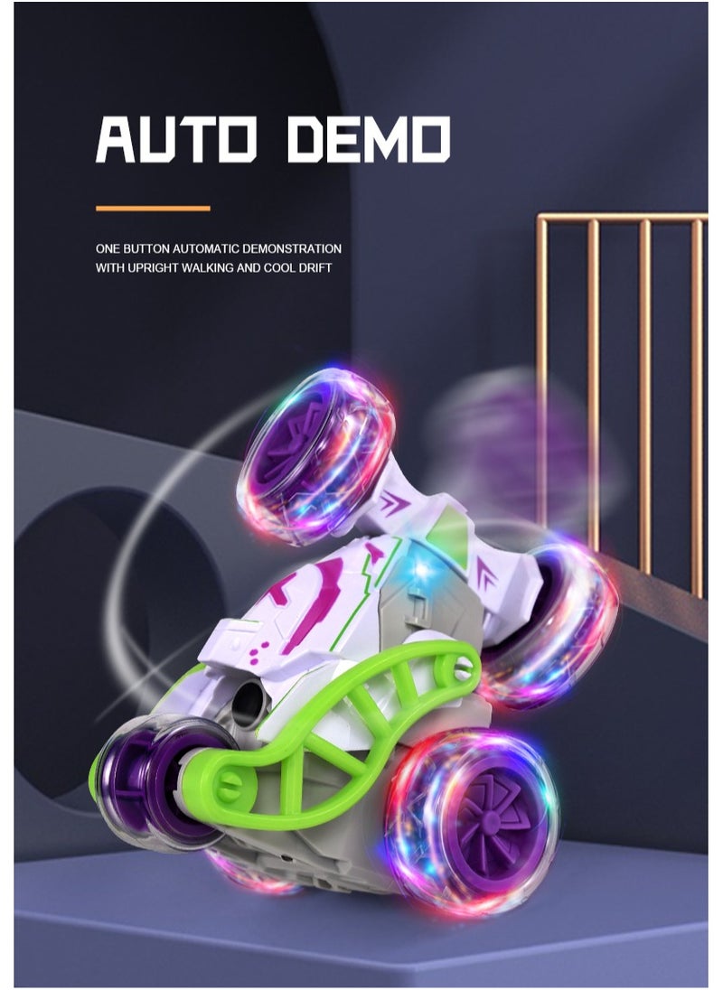 LIXADA - High-Speed Remote Controlled Car, RC Car Kids: 360° Rotation, Light, Flip Special Effect, Spray Mist, Music, 2.4 GHz Drift Stunt RC Car Offroad for Children, Gift Children School Boy - Image 1
