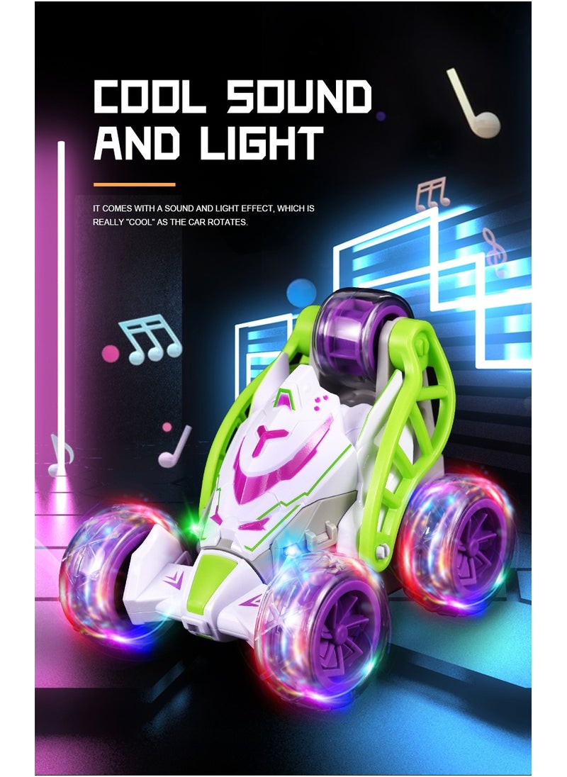 LIXADA - High-Speed Remote Controlled Car, RC Car Kids: 360° Rotation, Light, Flip Special Effect, Spray Mist, Music, 2.4 GHz Drift Stunt RC Car Offroad for Children, Gift Children School Boy - Image 1