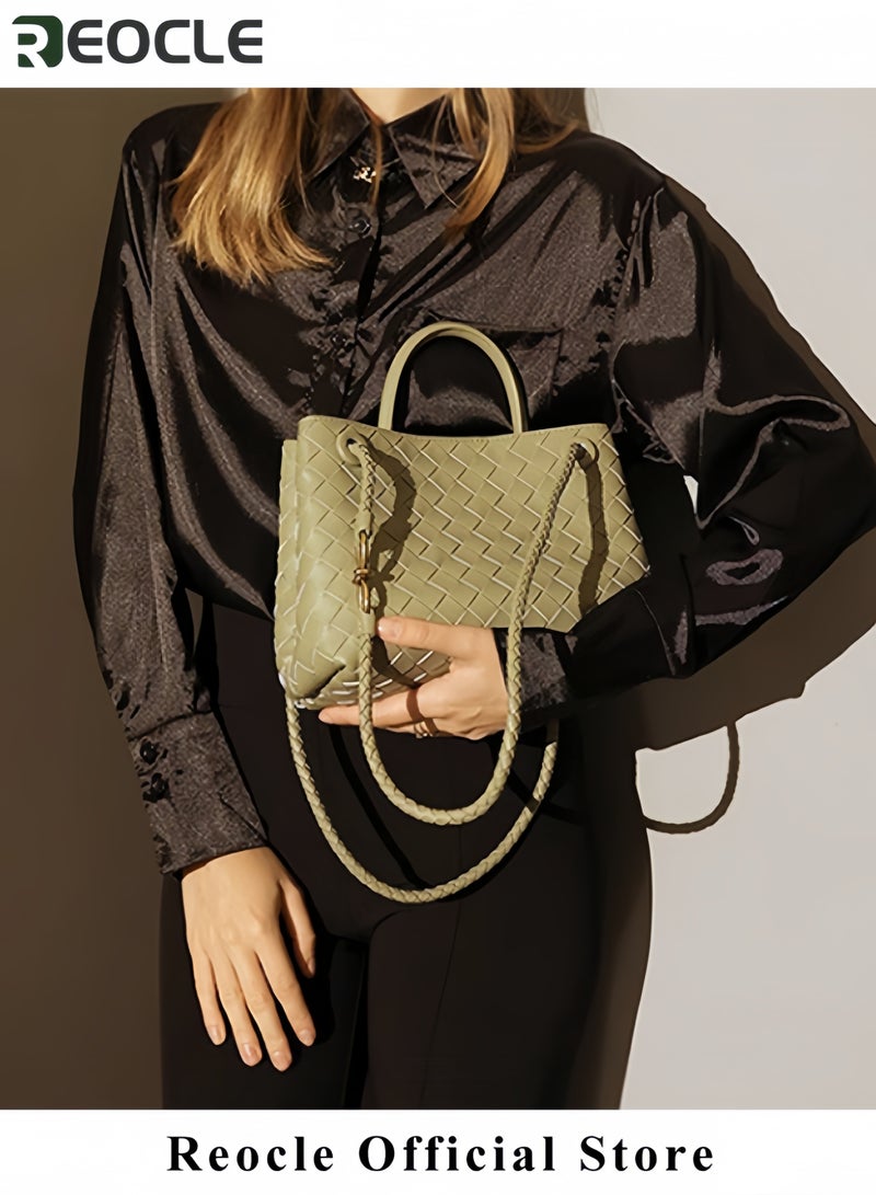 ريوكل حقائب هوبو للنساء حقيبة توت محبوكة حقيبة كتف محبوكة حقائب محبوكة عصرية حقيبة كروس بودي بمقبض كتف قابل للتعديل - Image 3