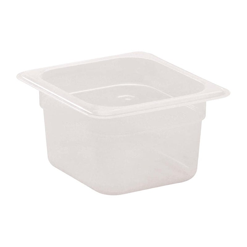 Cambro 64PP190 1/6 Size Food Pan, 4" Deep, Translucent (6/Case) - Image 2