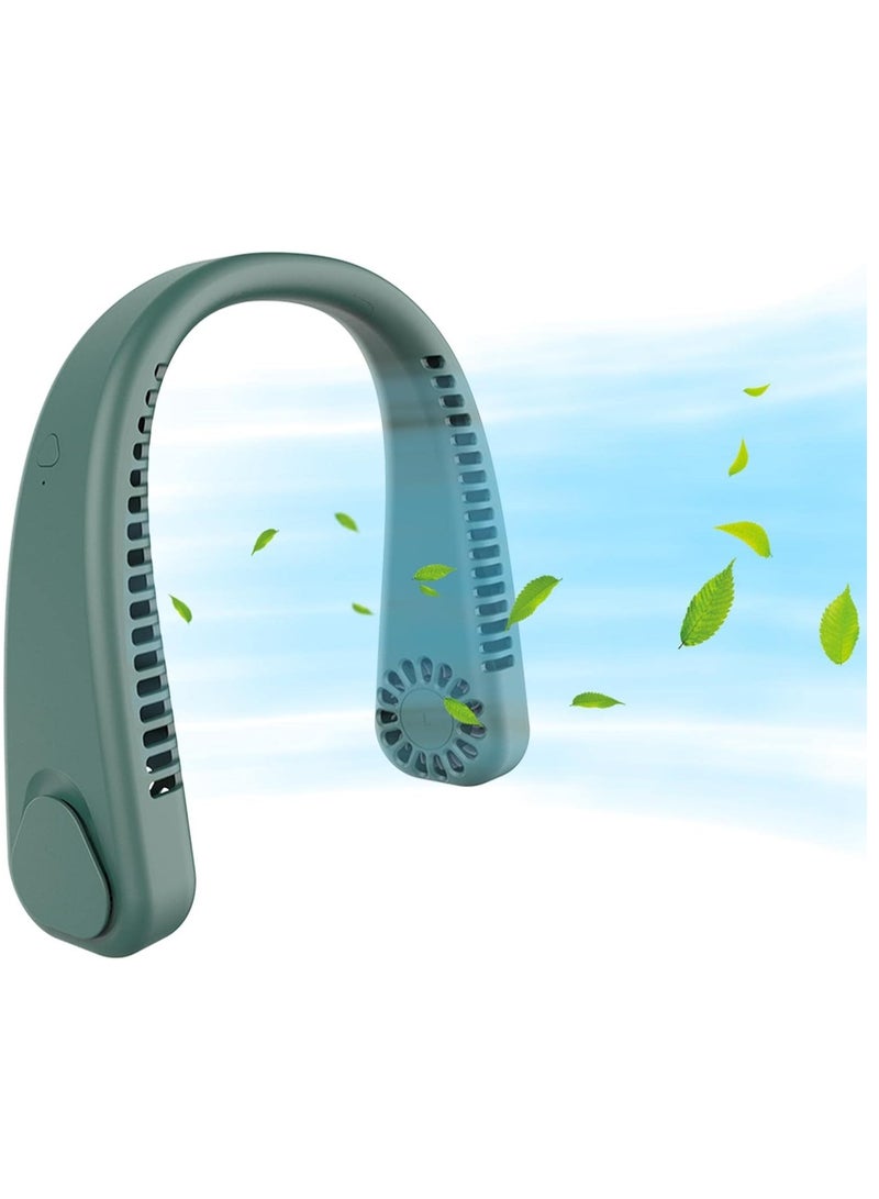 Wearable Fan,Portable Personal Fan | Soft Comfortable Lightweight Hands-Free Fan Stylish Look, Low Consumption Bladeless Neck Fan for Outdoor Indoor - Image 5
