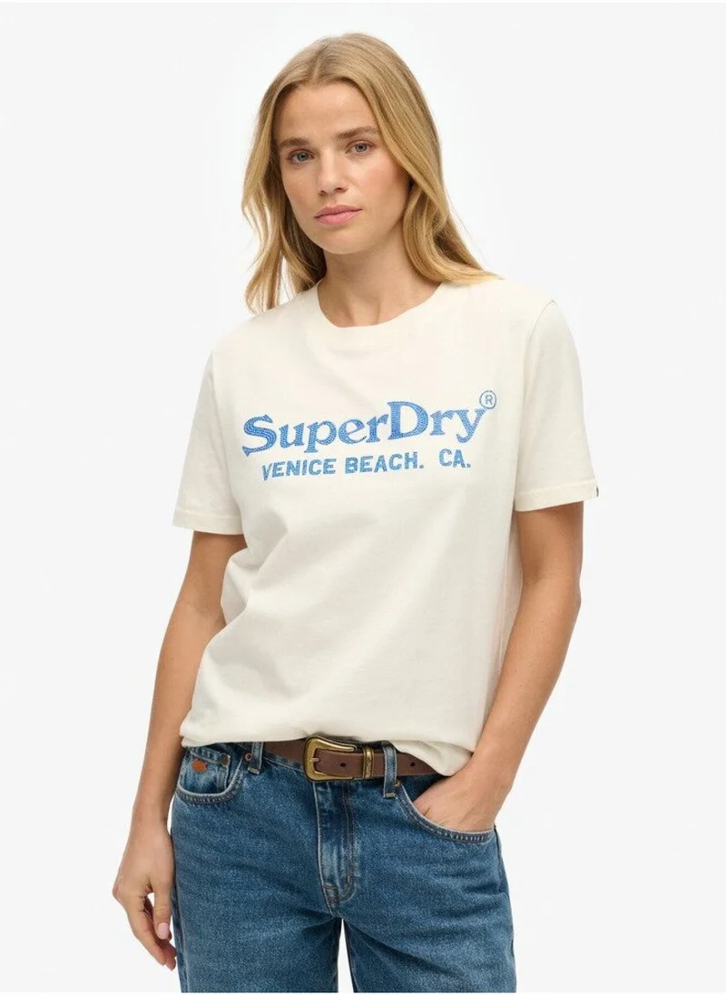 سوبر دراي Venue Metallic Relaxed Tee