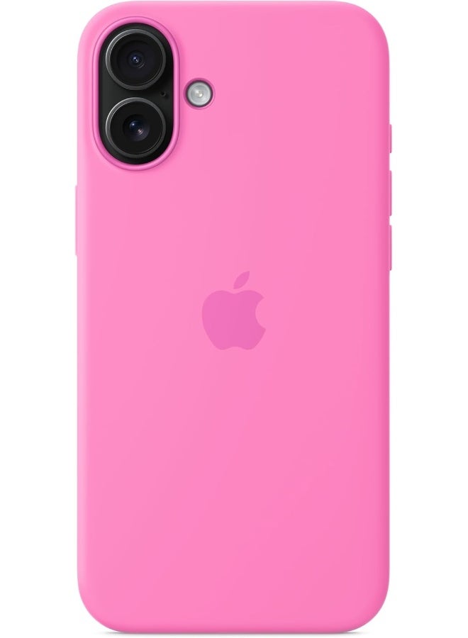 ابل  iPhone 16 Plus Silicone Case With MagSafe – Peony - Image 5