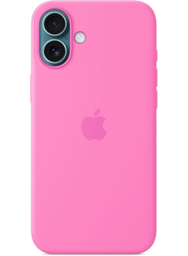 ابل  iPhone 16 Plus Silicone Case With MagSafe – Peony - Image 3