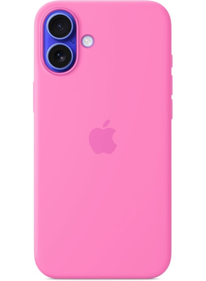 ابل  iPhone 16 Plus Silicone Case With MagSafe – Peony - Image 2