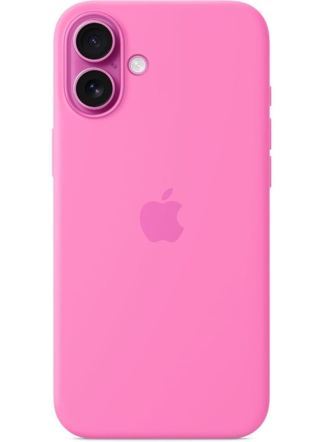 ابل  iPhone 16 Plus Silicone Case With MagSafe – Peony - Image 1
