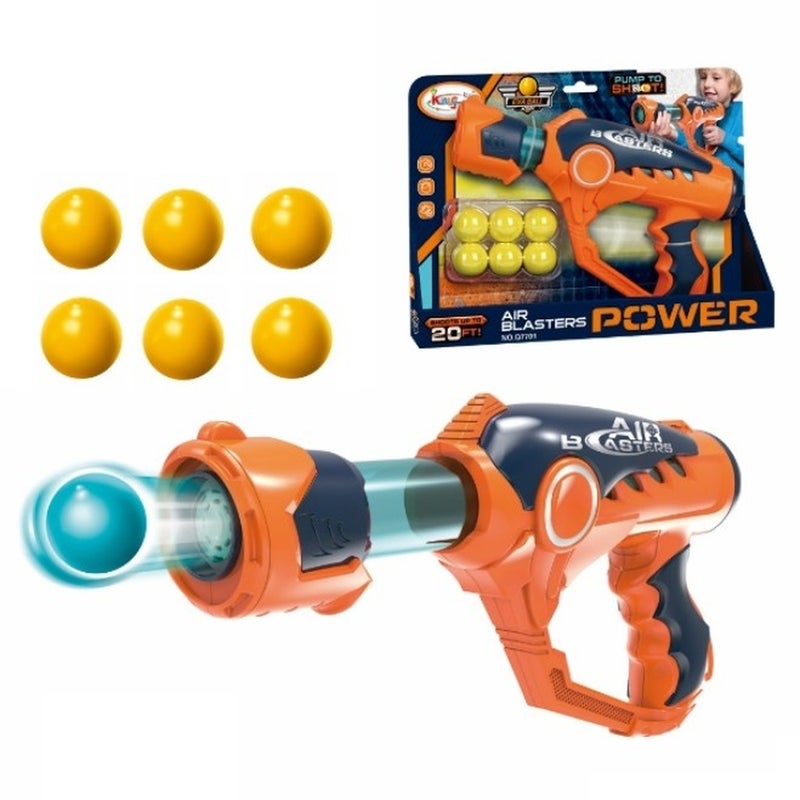 King Sport - Power Air Blaster Foam Balls 6 Pieces - Q7701