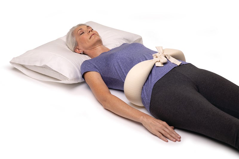 OPTP The Original McKenzie night roll â€” Low Back Pillow for Sleeping and Round Back Support Pillow for Spine and Side Support â€” Size Small/Medium - Image 3