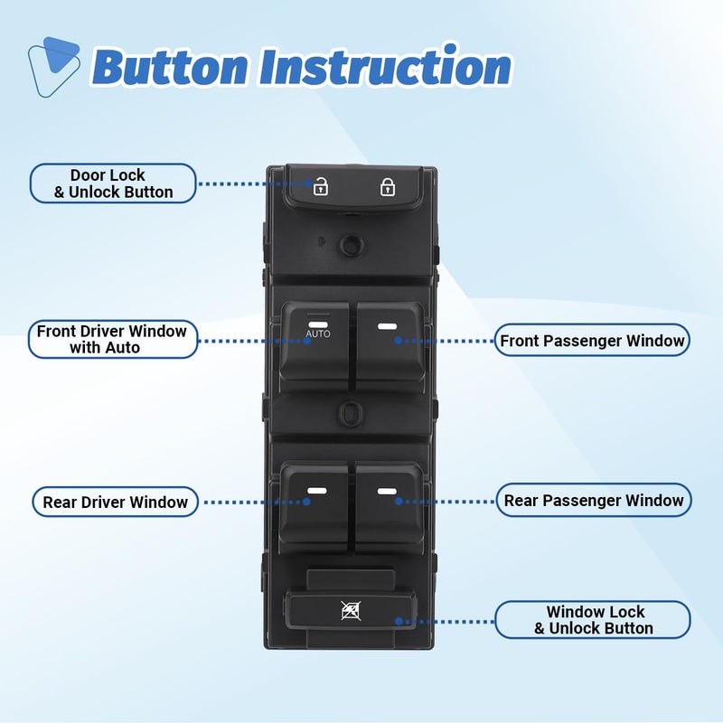 AiYiGu Master Power Window Switch for Hyundai Sonata - Image 3