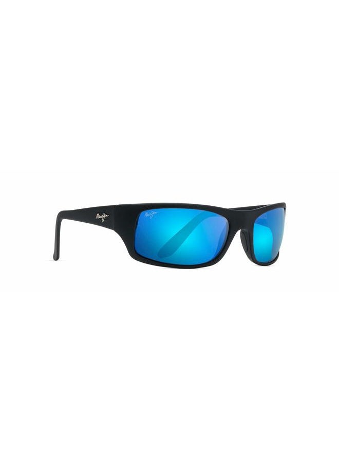 MAUI JIM نظارات شمسية ماوي جيم B202 بلاك ماتي مطاطي 65 يونيكس - Image 2