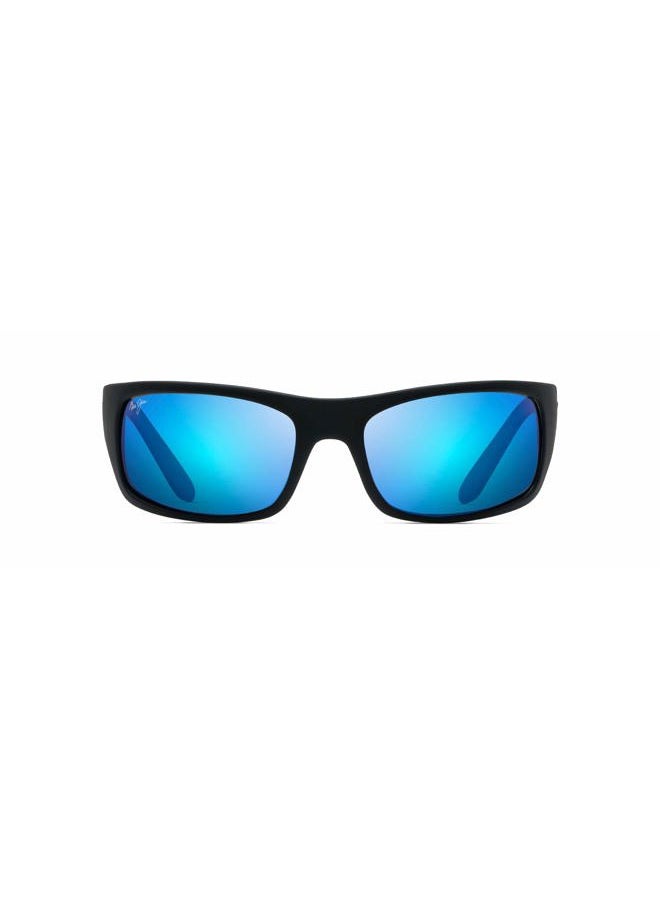 MAUI JIM نظارات شمسية ماوي جيم B202 بلاك ماتي مطاطي 65 يونيكس - Image 1