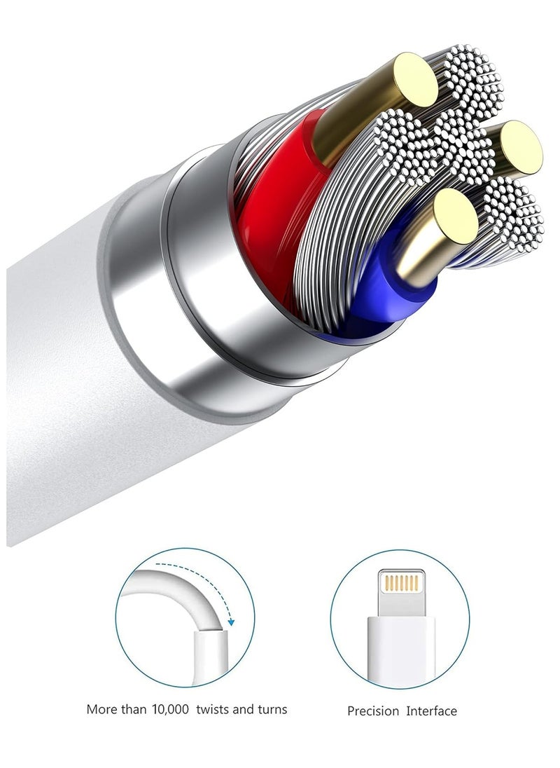 ELTRAZONE - Apple MFi Certified iPhone Charger Cord 3ft Lightning Cable Fast Charging High Speed Data Sync USB Cable Compatible with iPhone 13/12/11 Pro Max - Image 1