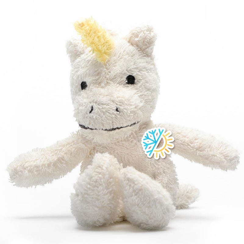 Thermal-AidÂ® (Juno The Unicorn) â€“ Washable Heating Pad & Ice Pack â€“ Plush Hot/Cold Pack with Natural Corn Filling â€“ Reusable Comfort - Image 1