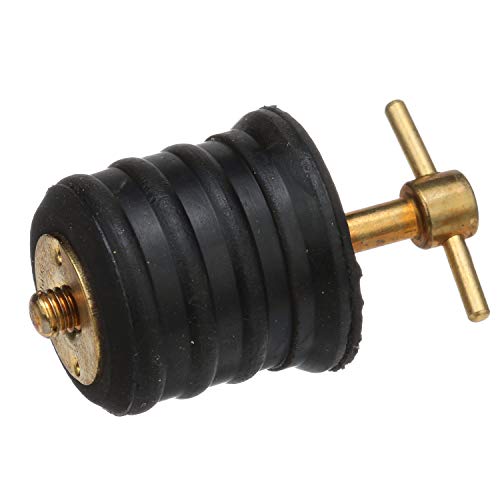 Seachoice Twist-Turn 1.25 in. Marine Boat Brass Drain Plug w/Neoprene Seal - Image 4