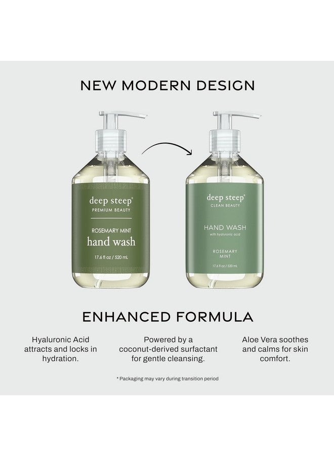 Deep Steep Liquid Hand Wash, 17.6 Ounces (Rosemary Mint) - Image 2