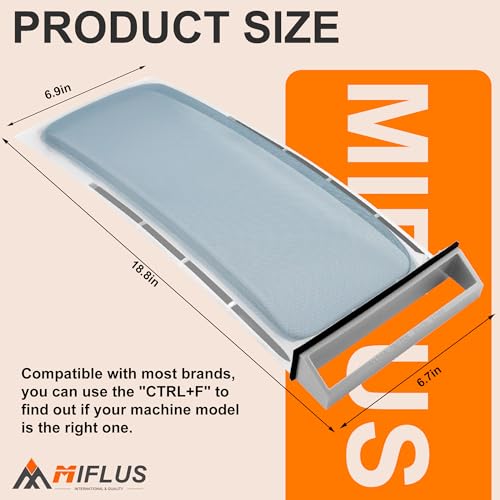 MIFLUS 339392 Dryer Lint Filter Case Screen Replacement Compatible for Whirlpool/Ken-more/Ro-per etc Replaces 339392V,337133,337451,339391,339392BULK by MIFLUS - Image 3