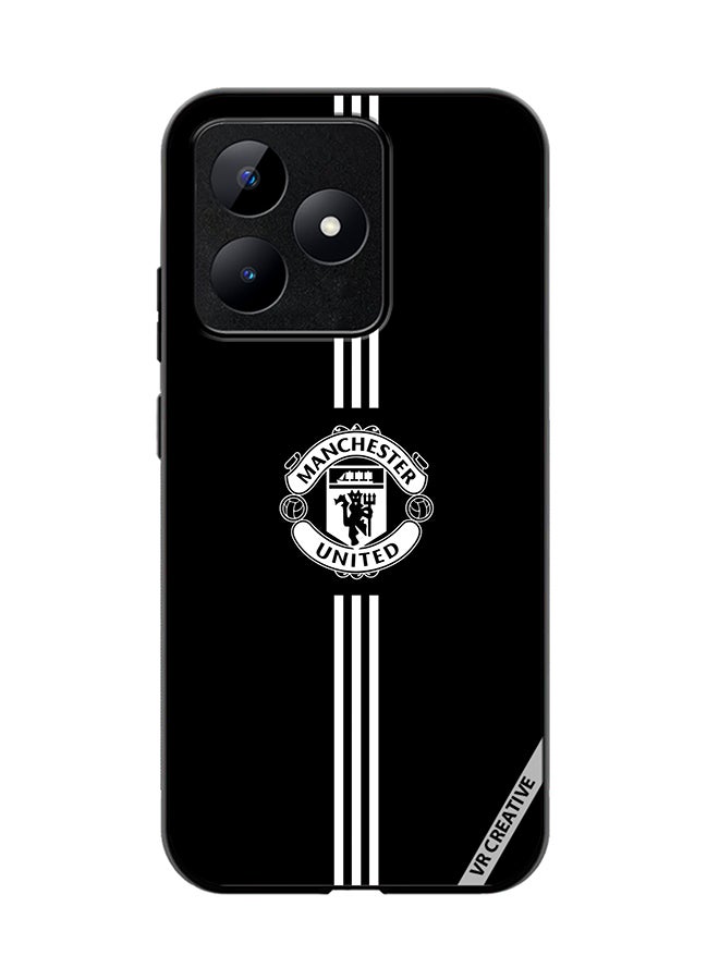 VR CREATIVE غطاء حماية لهاتف Realme C53 بتصميم مانشستر يونايتد متعدد الألوان - Image 1