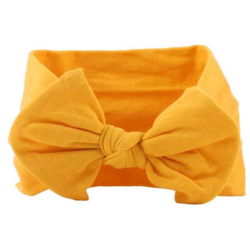 JOYOYO 16 Colors Soft Wide Turban Baby Headbands with 4.5 inches Hair Bow Headwraps for Baby Girls Infants Newborn Hair Accessories Toddlers Kids and Children - Image 5