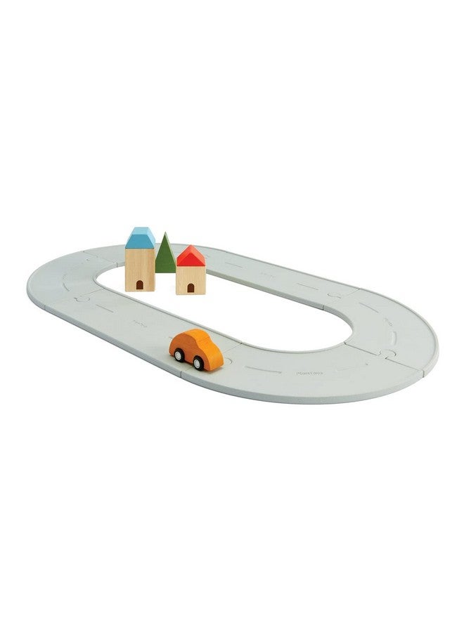PlanToys Rubber Road & Rail Set Small (6300)