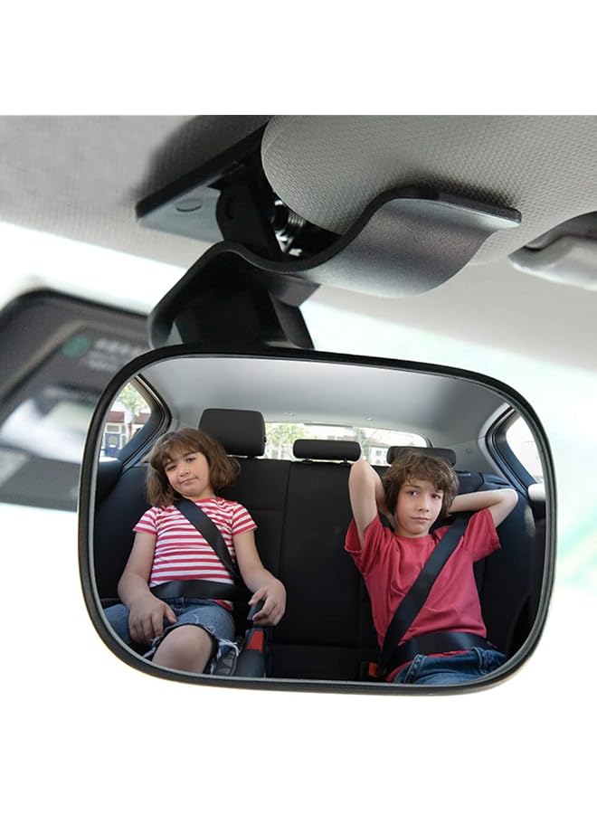 Automotive Interior Rearview Baby Mirror Right Wide Angle Convex Mirror For Infant Toddler Child Children Backseat Adjustable Rearview - Image 1