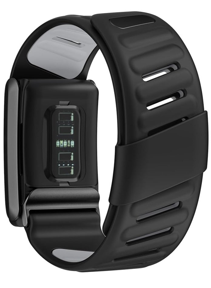 Comfort Durable Silicone Wristband Compatible with WHOOP 4.0 Band, Soft Silicone Sports Loop Strap for Men & Women, with U Shapped Connector  - Image 2