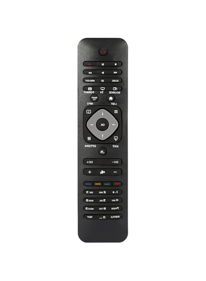 HuHa Universal TV Remote Control - Replacement Remote Compatible with All TV Types, Smart TV, LCD, LED - Up to 8m Transmission Distance 