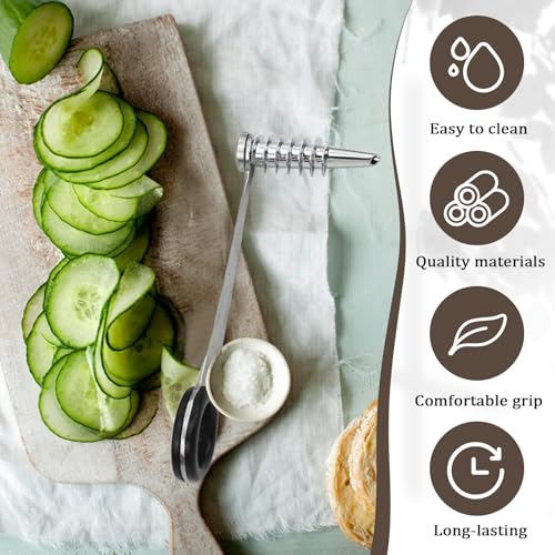 Xanadued Piranha Spiral Cutter for Potatoes, Stainless Steel Spiral Cutter for Veggies Cucumber and Carrot - Image 3