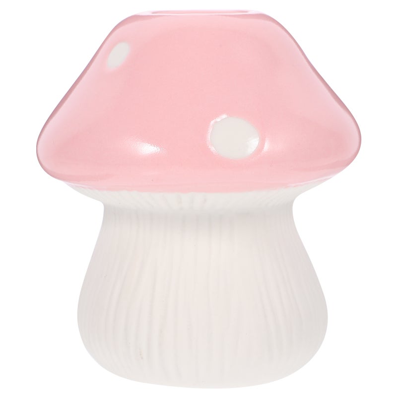 Ceramic Candle Holder Mushroom Shape Candle Holder Desktop Candle Decor Home Ornament - Image 1